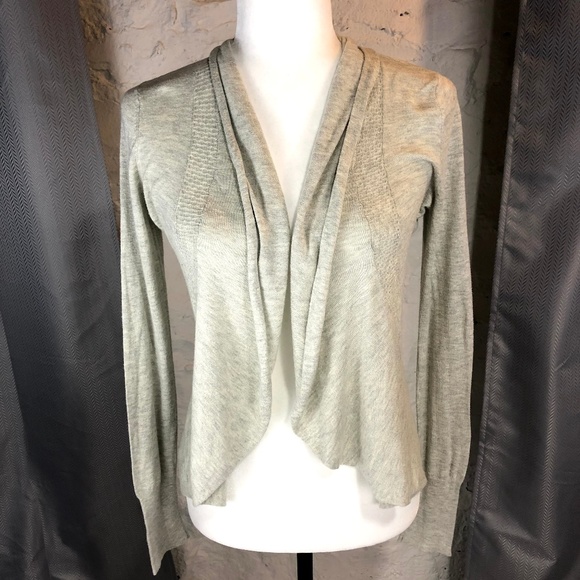 Anthropologie Sweaters - Anthro Angel of the North Gray Cascade Cardigan S